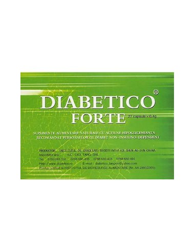 Diabetico Forte, 27 capsule, China - DIABET - CHINA