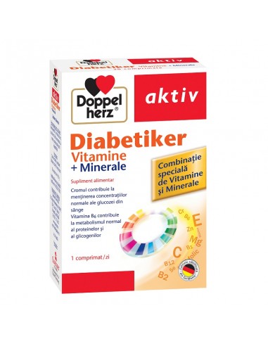 Diabetiker pentru diabetici, 30 comprimate, Doppelherz - DIABET - DOPPELHERZ