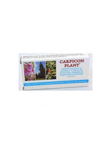 Carpicon Plant Supozitoare cu pufulita si ghimpe, 10 bucati - AFECTIUNI-ALE-PROSTATEI - ELZIN PLANT