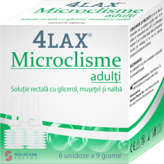 Microclisme adulti 4Lax, 6 unidoze, 9 g