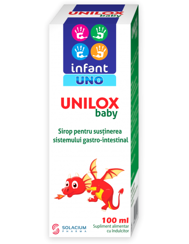 Sirop Unilox baby Infant Uno, 100 ml - STOMAC-SI-ACIDITATE - SOLACIUM PHARMA SRL