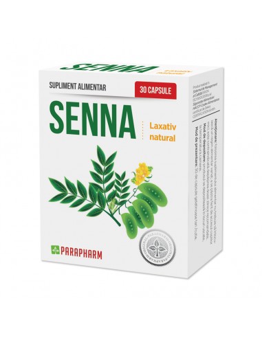 Senna, 30 capsule, Parapharm - CONSTIPATIE - PARAPHARM