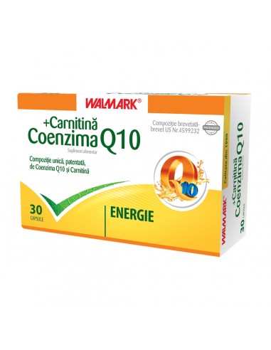 Walmark Coenzima Q10+Carnitina, 30 capsule - AFECTIUNI-CARDIOVASCULARE - WALMARK