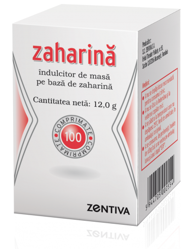Zaharina 19, 100 comprimate, Zentiva - DIABET - ZENTIVA 
