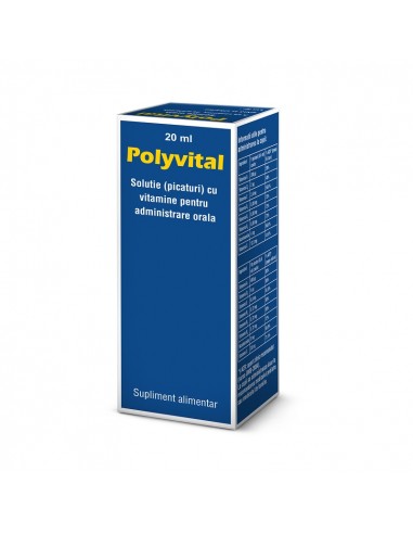 Polyvital - Picaturi, 20 ml, Pharco - VITAMINE-SI-MINERALE - PHARCO