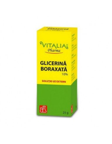 Glicerina Boraxata 10%, 25 g, Vitalia - HERPES-AFTE-SI-LEZIUNI-BUCALE - VITALIA PHARMA