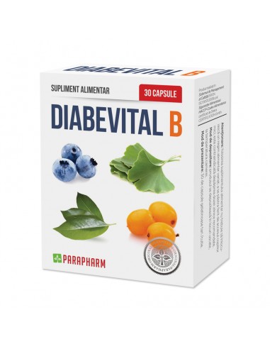 Diabevital B, 30 capsule, Parapharm - DIABET - PARAPHARM