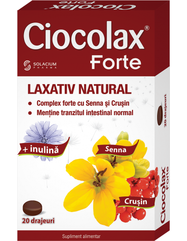 Ciocolax Forte, 20 drajeuri -  - SOLACIUM PHARMA SRL