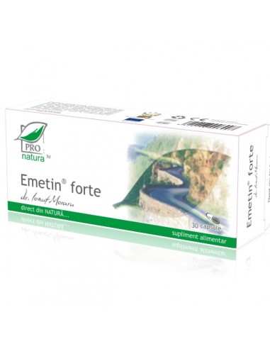 Pro Natura Emetin Forte, 30 capsule -  - PRO NATURA