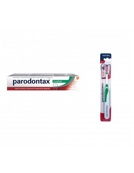 Eight Torrent eat Parodontax Pachet Pasta Fluor 75ml + Periuta Cadou - PARODONTOZA -  PARODONTAX