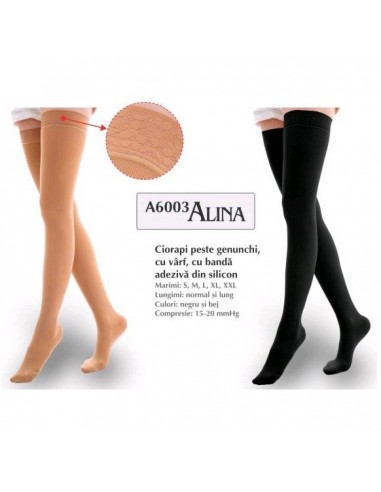 Alina Ciorap peste genunchi compresie medie -  - ALINA
