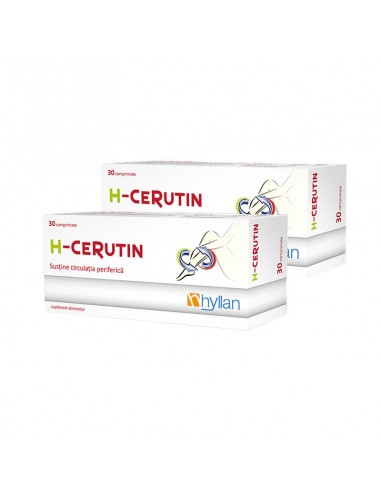 H-Cerutin, 30 comprimate, Hyllan 1+1 - AFECTIUNI-ALE-CIRCULATIEI - HYLLAN