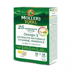 Mollers Total, 14 capsule + 14 comprimate, Mollers