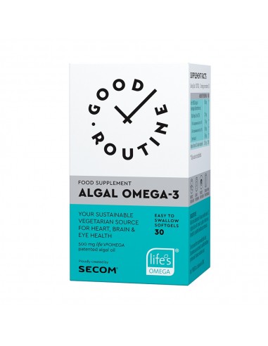 Secom Good Routine, Algal Omega-3, 30 capsule moi - AFECTIUNI-CARDIOVASCULARE - SECOM