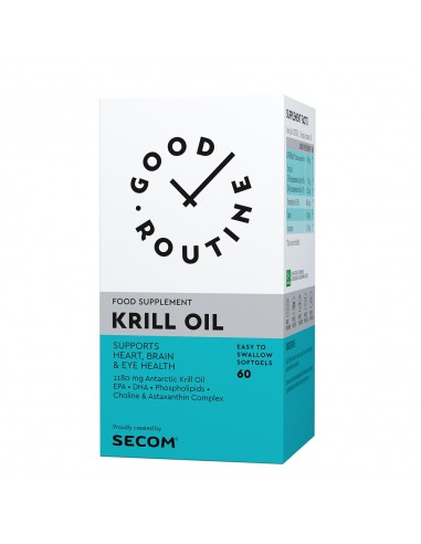 Secom Good Routine, Krill Oil, 60 capsule vegetale - COLESTEROL - SECOM