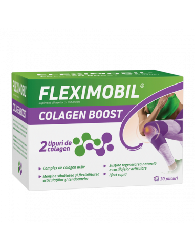 Fleximobil Colagen Boost, 30 plicuri - ARTICULATII-SI-SISTEM-OSOS - FITERMAN