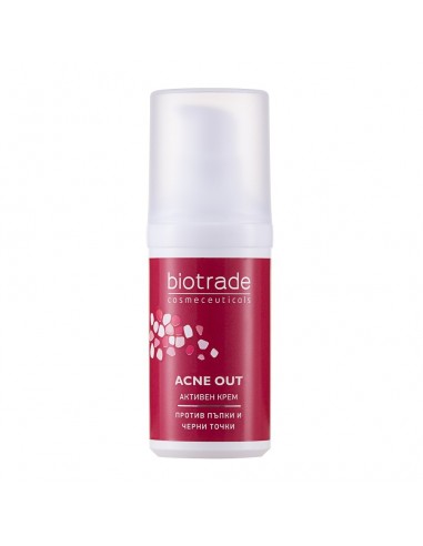 Crema activa pentru ten acneic Acne Out, 30 ml, Biotrade -  - BIOTRADE