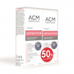 Pachet Crema de protectie Depiwhite M SPF 50+, 40 ml + 40 ml, Acm (50% reducere la al doilea produs)
