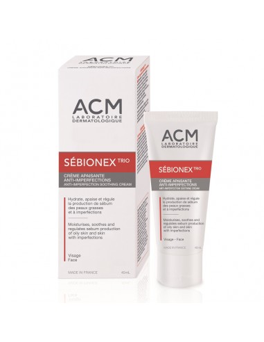 Crema calmanta anti-imperfectiuni Sebionex Trio, 40 ml, Acm - ACNEE - ACM