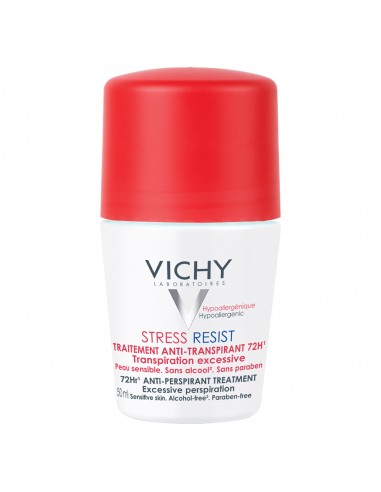 Deodorant roll-on tratament intensiv anti-transpirant stress-resist 72h, 50 ml, Vichy -  - VICHY