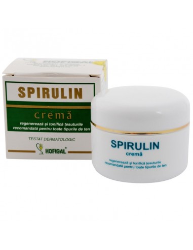Crema Spirulin, 50 ml, Hofigal - CREME-HIDRATARE - HOFIGAL