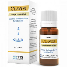 Solutie keratolitica Clavos pentru indepartarea bataturilor, 10 ml, Tis