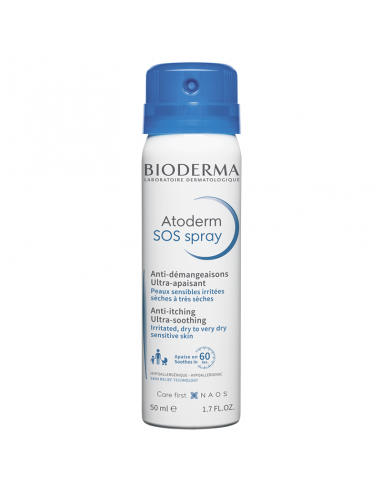 Bioderma Atoderm SOS Spray efect calmant pentru piele sensibila, 50ml - PIELE-USCATA - BIODERMA