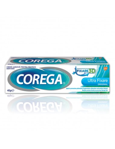 Corega Ultra Fixare, crema adeziva pentru proteza dentara, 40 g - ADEZIVI-PROTEZE-DENTARE - COREGA