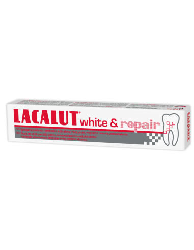 Pasta de dinti Lacalut White Repair, 75 ml - HTTPS://WWW.FARMACIILEDAV.RO/INGRIJIRE-PERSONALA/INGRIJIRE-ORALA/PASTA-DE-DINTI - LACALUT