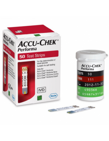 Teste glucometru - Accu-Chek Performa, 50 bucati, Roche - TESTE-GLICEMIE - ROCHE DIAGNOSTICS
