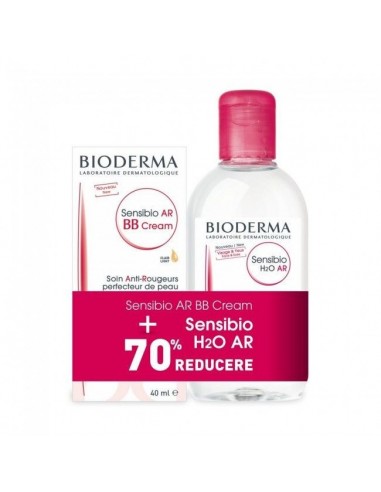 Bioderma Sensibio AR BB Cream, 40ml+Lotiune Micelara AR, 250ml PROMO - CREME-HIDRATARE - BIODERMA