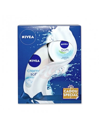 Nivea Caseta Nivea crema soft 200ml cu gel de dus 250ml - CREME-HIDRATARE - NIVEA