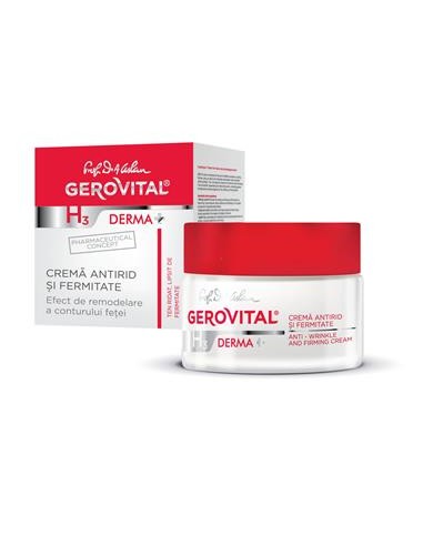 Crema antirid si fermitate Gerovital H3 Derma+, 50 ml, Farmec - ANTIRID - GEROVITAL