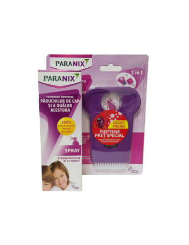 Paranix Spray 100 ml+Pieptene -  - PARANIX