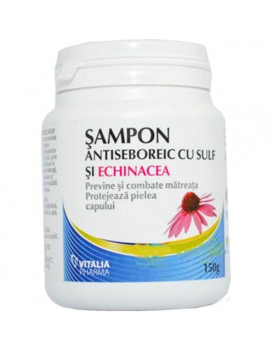 Sampon antiseboreic cu Sulf si Echinacea, 150 g, Vitalia - SPALARE-SI-INGRIJIRE - VITALIA PHARMA
