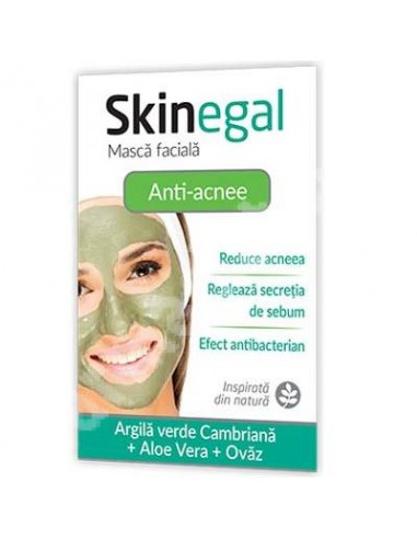 Masca faciala anti-acnee Skinegal, 20 g, Zdrovit - ACNEE - ZDROVIT