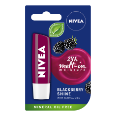 Balsam de buze Nivea Lip Care Blackberry, 4,8 g