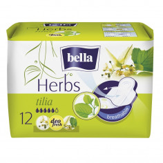 Absorbante Bella Herbs Tei,  12 bucati