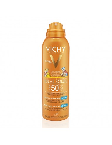 Spray cu protectie solara pentru copii Tehnologie Anti-Sand SPF 50+ Ideal Soleil, 200 ml, Vichy - PROTECTIE-SOLARA-COPII - VICHY
