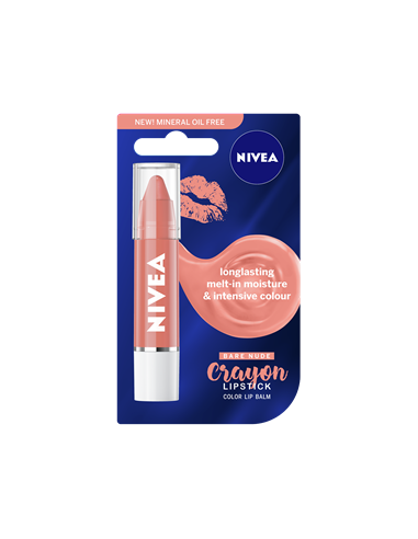 Nivea Crayon Lipstick Nude - INGRIJIRE-BUZE - NIVEA