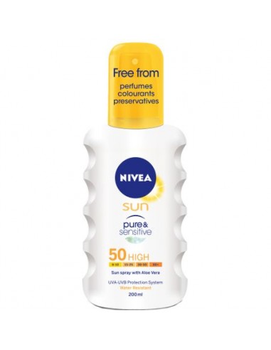Nivea Sun Spray Sensitive protection spf 50+ - PROTECTIE-SOLARA-ADULTI - NIVEA