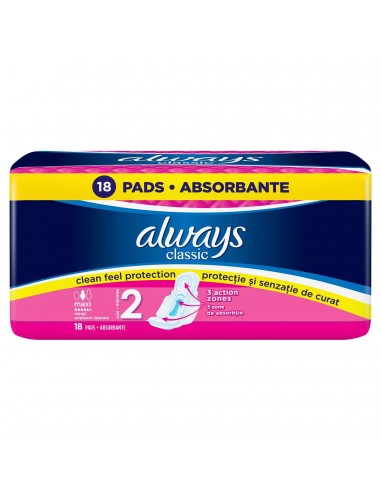 Absorbante Always Duo Pack Super Plus Classic, 18 bucati - INGRIJIRE-INTIMA - ALWAYS