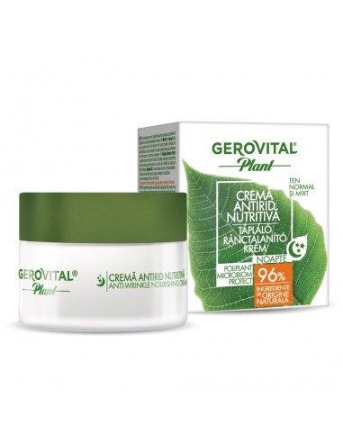 Crema antirid nutritiva Poliplant Microbiom Protect Gerovital Plant, 50 ml, Farmec - ANTIRID - GEROVITAL
