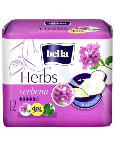 Absorbante Bella Herbs Verbina, 12 buc - INGRIJIRE-INTIMA - BELLA