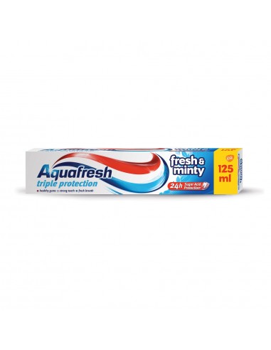 Aquafresh Pasta Dinti Tripla Protectie Fresh & Mint, 125ml -  - AQUAFRESH