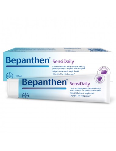 Bepanthen Sensidaily 150 ml, protectie si ingrijire zilnica pentru pielea sensibila, Bayer - TRATAMENTE - BAYER