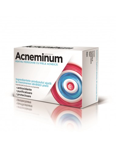 Acneminum, 30 comprimate filmate - ACNEE - AFLOFARM