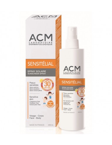 Sensitelial Spray Spf 30, 200 ml, ACM - PROTECTIE-SOLARA-COPII - ACM