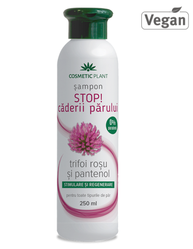 Cosmetic Plant Sampon STOP! caderii parului cu trifoi rosu si pantenol - CADEREA-PARULUI - COSMETIC PLANT