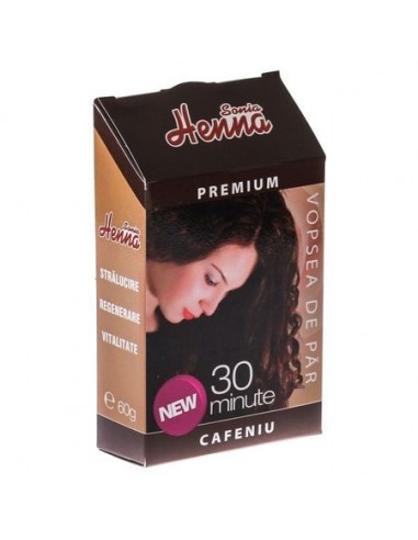 Henna Premium Cafeniu, 60 g - SPALARE-SI-INGRIJIRE - SC KIAN COSMETICS